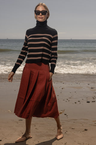 Contessa Skirt - Sienna Silk & Hemp