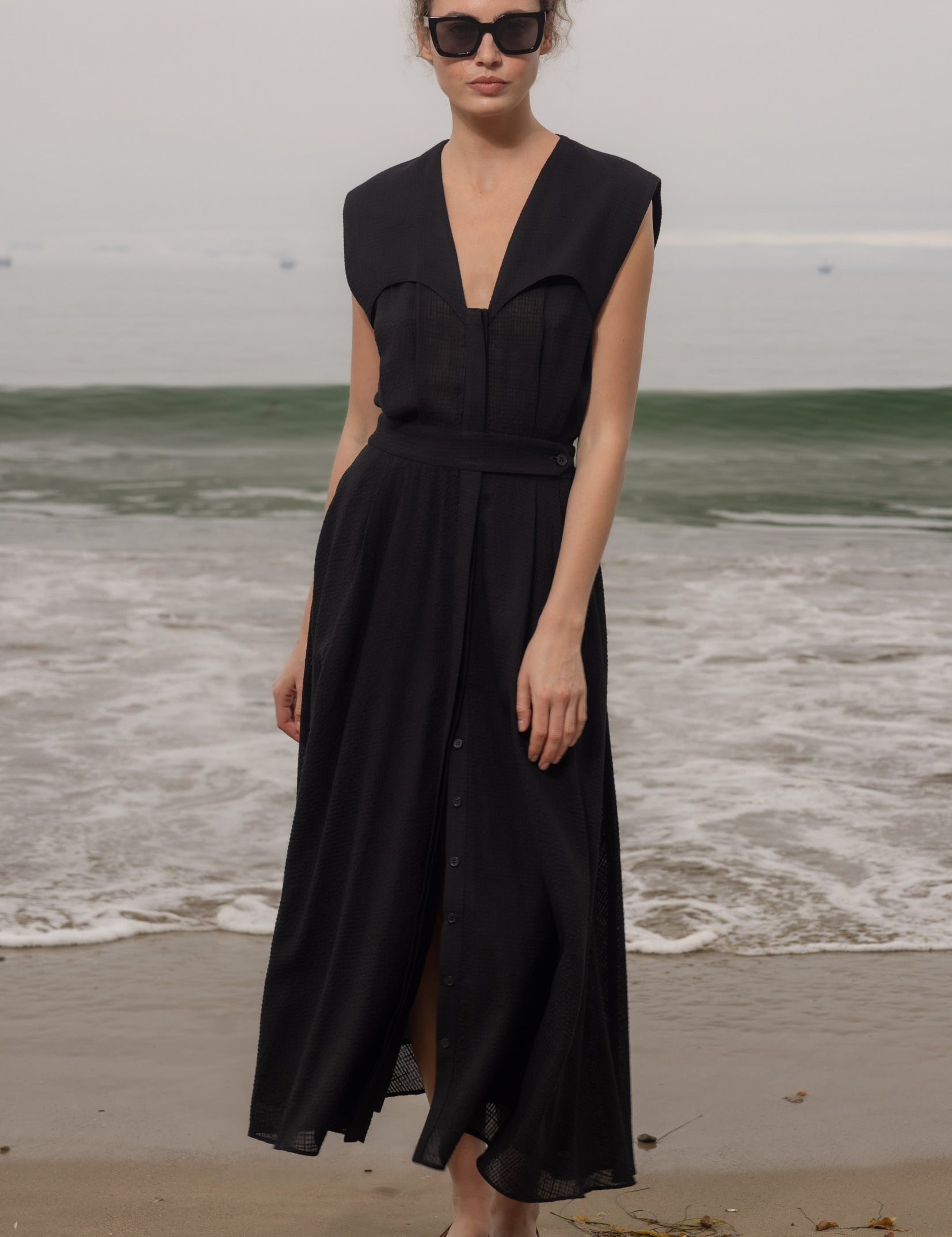 Tasya Dress - Jacquard Gingham - Heidi Merrick