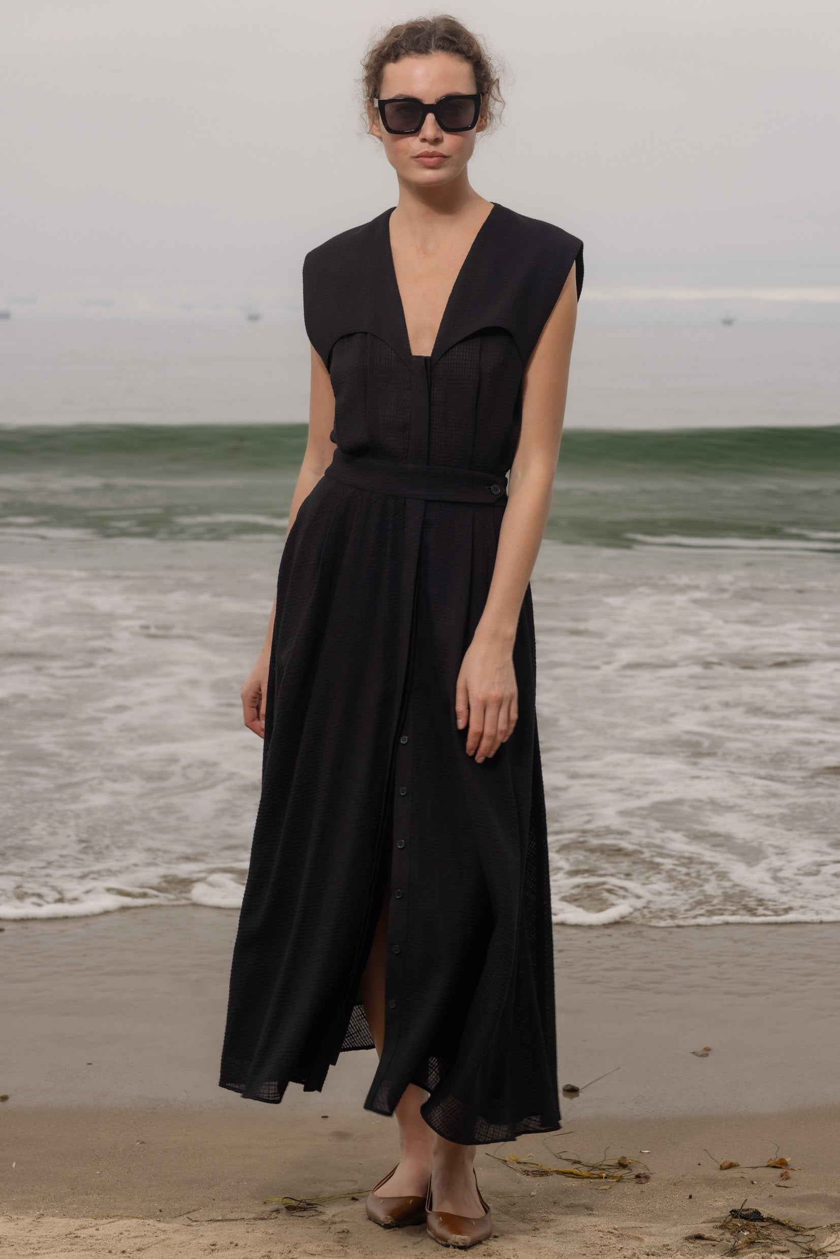 Tasya Dress - Jacquard Gingham - Heidi Merrick