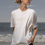SRF LA Classic Tee - Antique Cream on White - Heidi Merrick