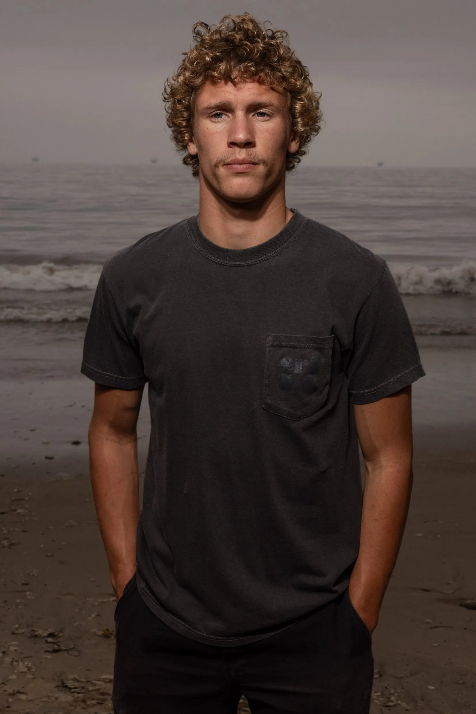 70's SRF LA Tee - Ash - Heidi Merrick