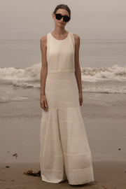 Windsor Gown - Noir Silk Noil main image 1