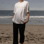 SRF LA Classic Tee - Antique Cream on White - Heidi Merrick