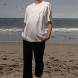 SRF LA Classic Tee - Antique Cream on White - Heidi Merrick