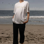 SRF LA Classic Tee - Antique Cream on White - Heidi Merrick