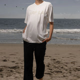 SRF LA Classic Tee - Antique Cream on White - Heidi Merrick