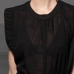 Prose Tank - Jacquard Gingham - Heidi Merrick