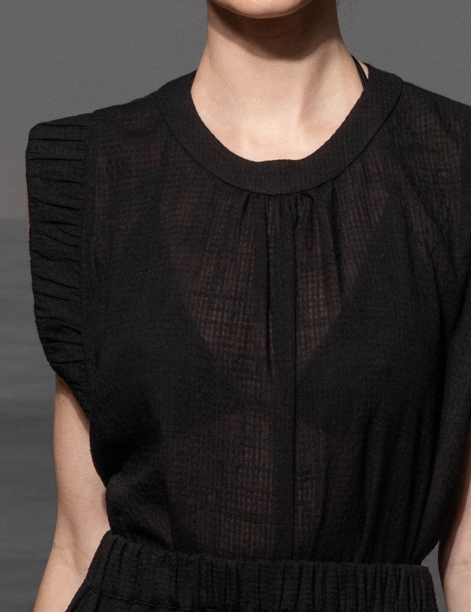 Prose Tank - Jacquard Gingham - Heidi Merrick