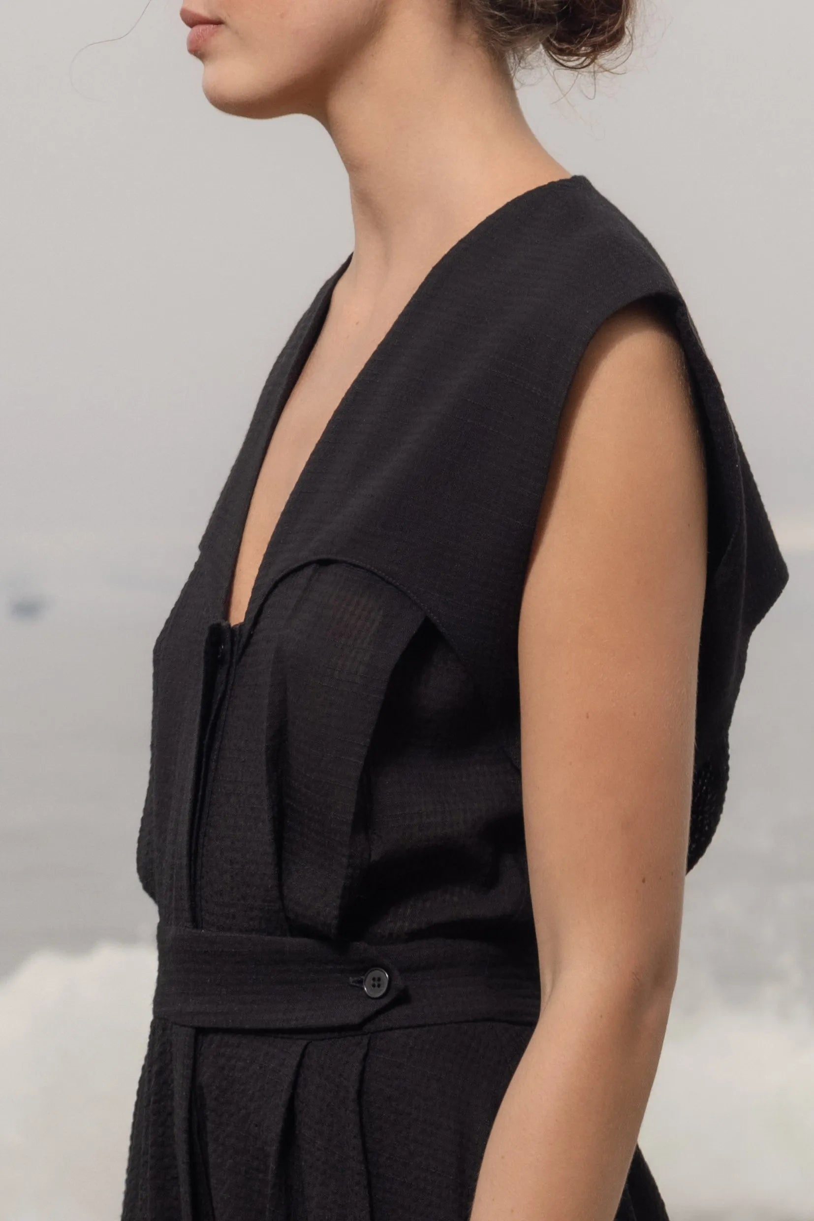 Tasya Dress - Jacquard Gingham - Heidi Merrick