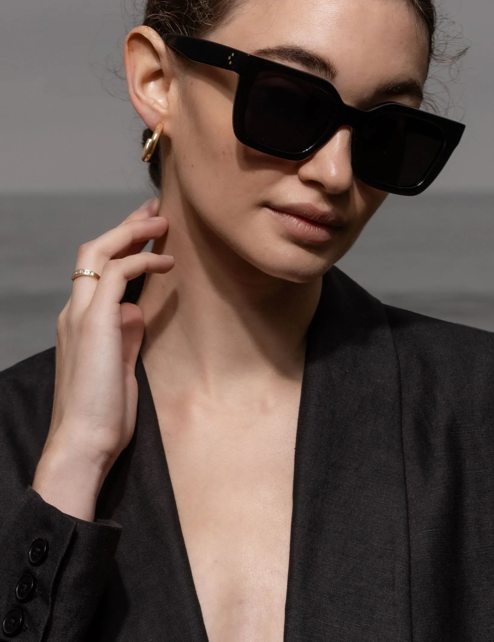 Silverlake Frame - Black - Heidi Merrick