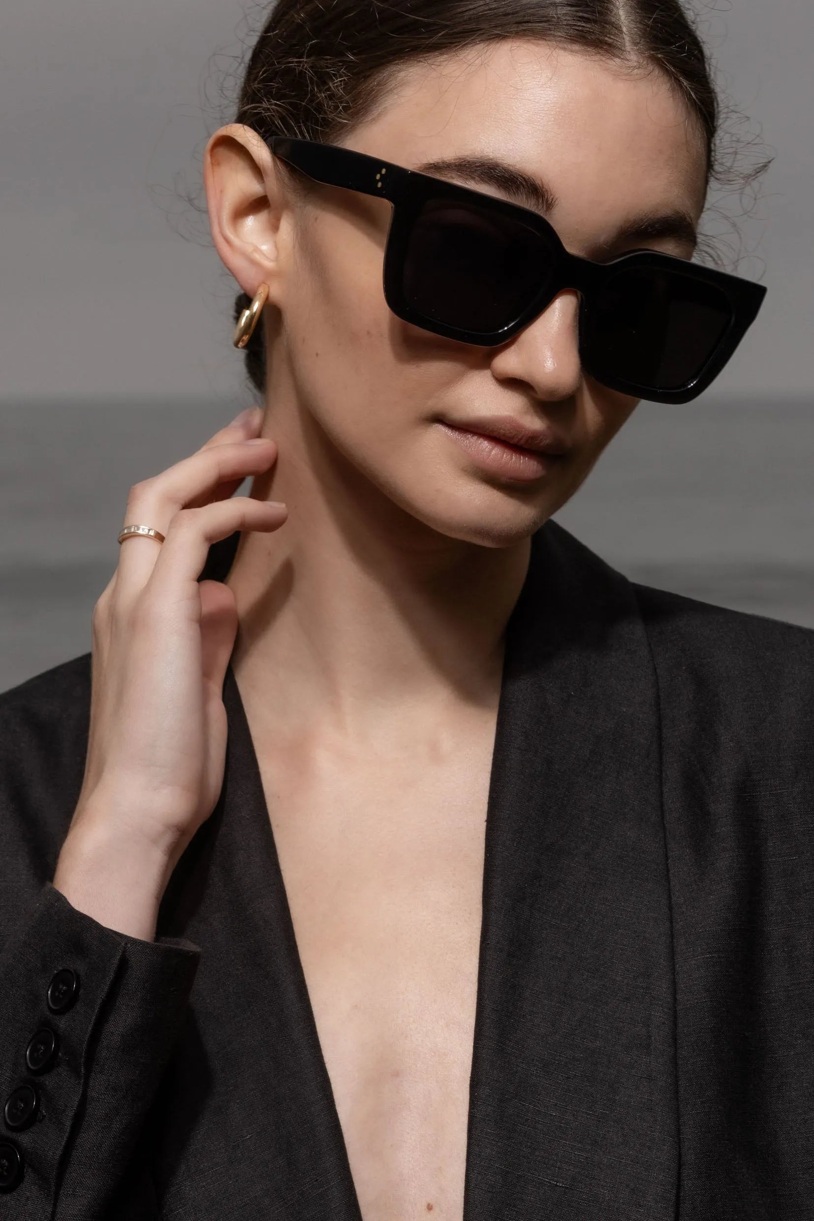 Silverlake Frame - Black - Heidi Merrick