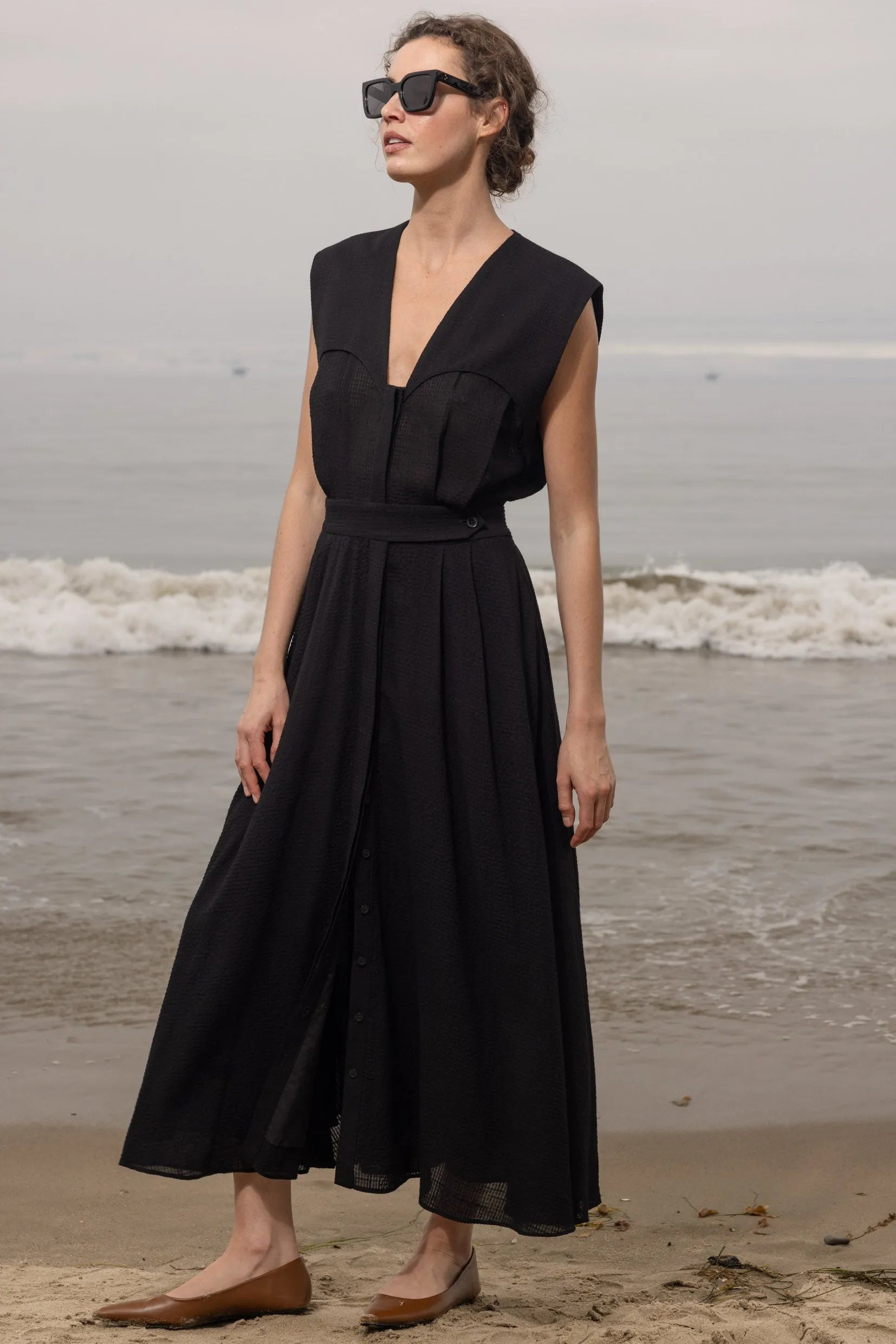 Tasya Dress - Jacquard Gingham - Heidi Merrick