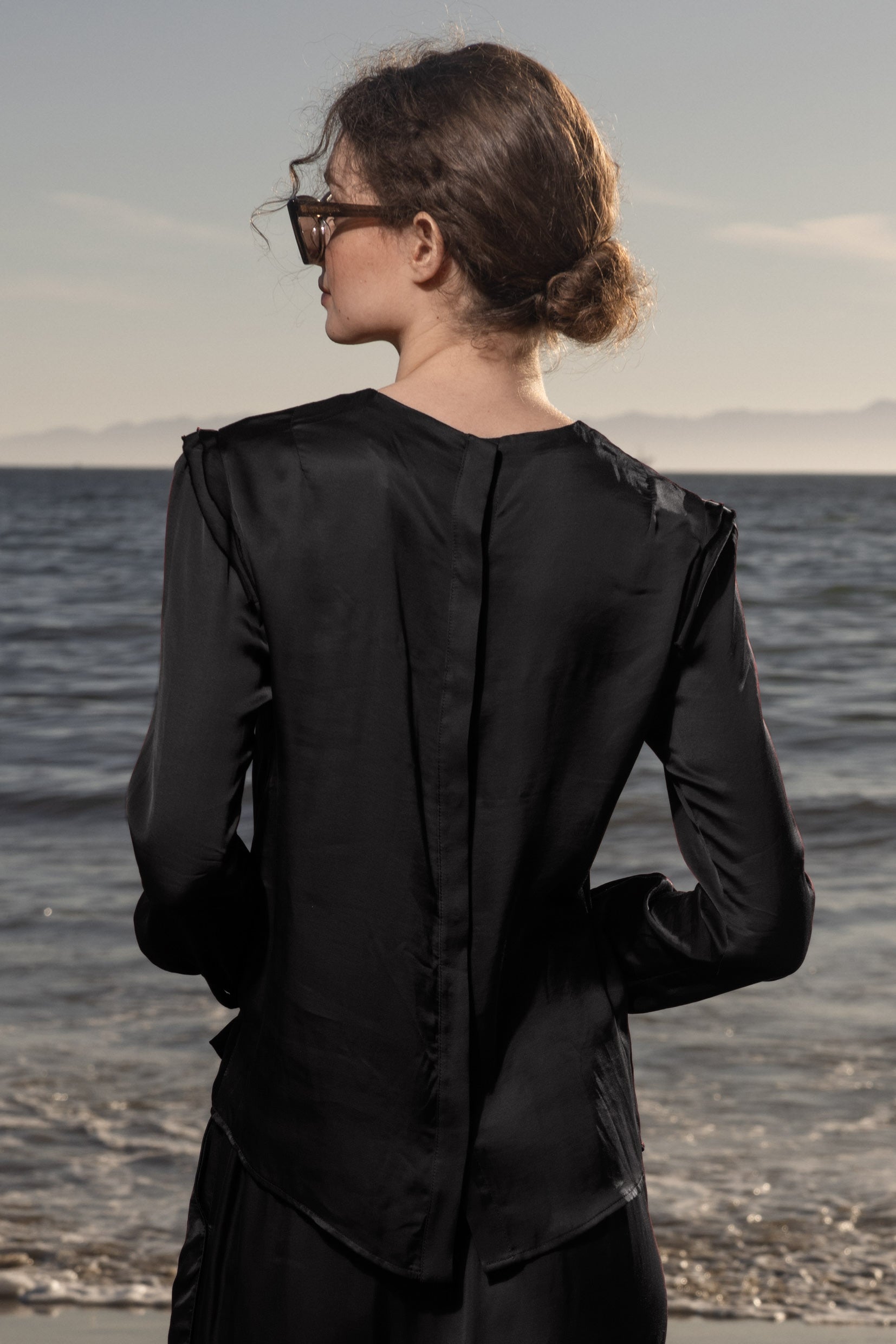 Toile Top - Noir - Heidi Merrick