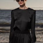 Toile Top - Noir - Heidi Merrick