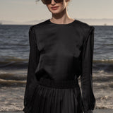 Toile Top - Noir - Heidi Merrick