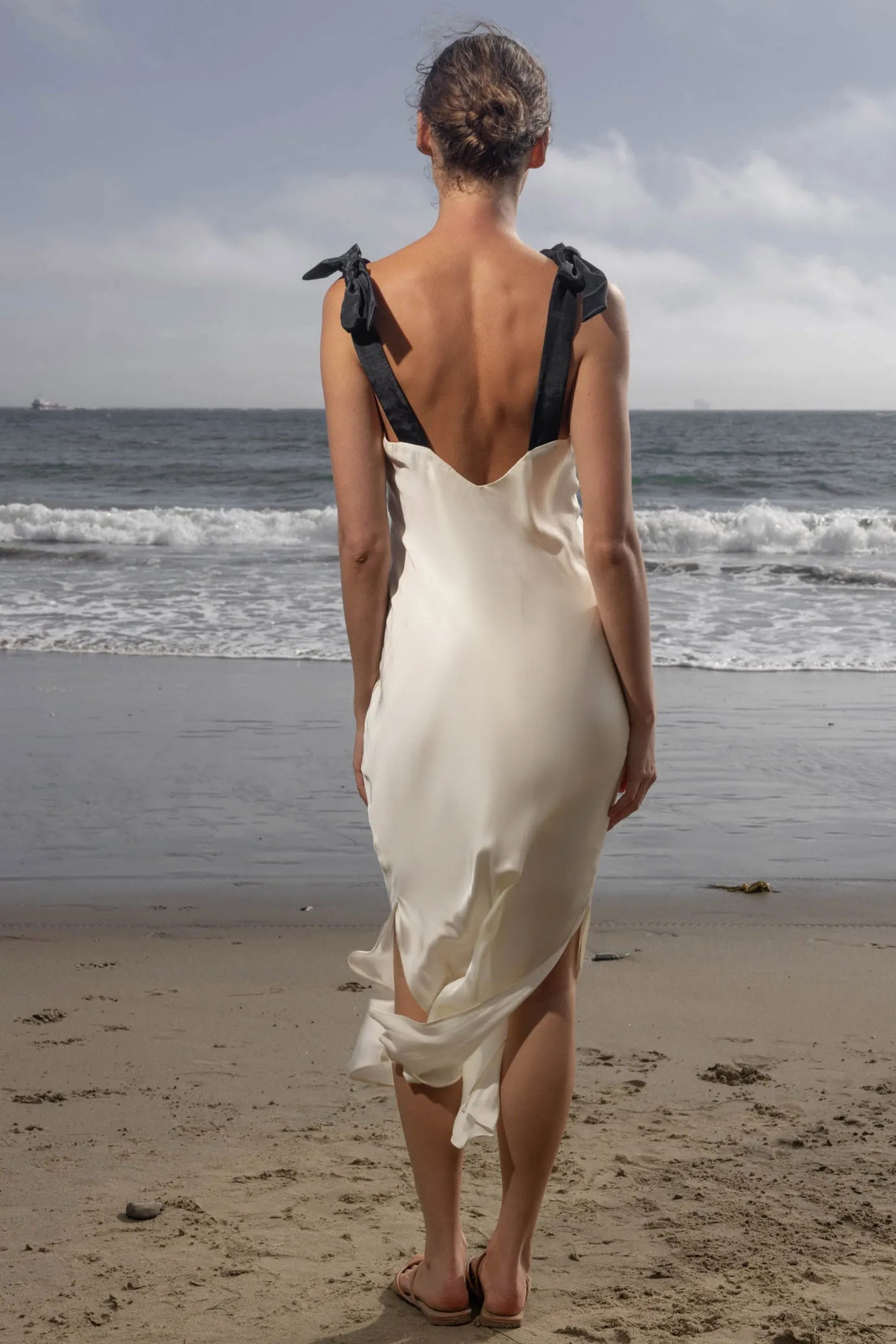 Marion Slip Dress - Ivory - Heidi Merrick