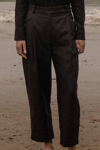 Baptise Pant - Noir Silk & Hemp