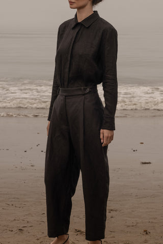 Baptise Pant - Noir Silk & Hemp