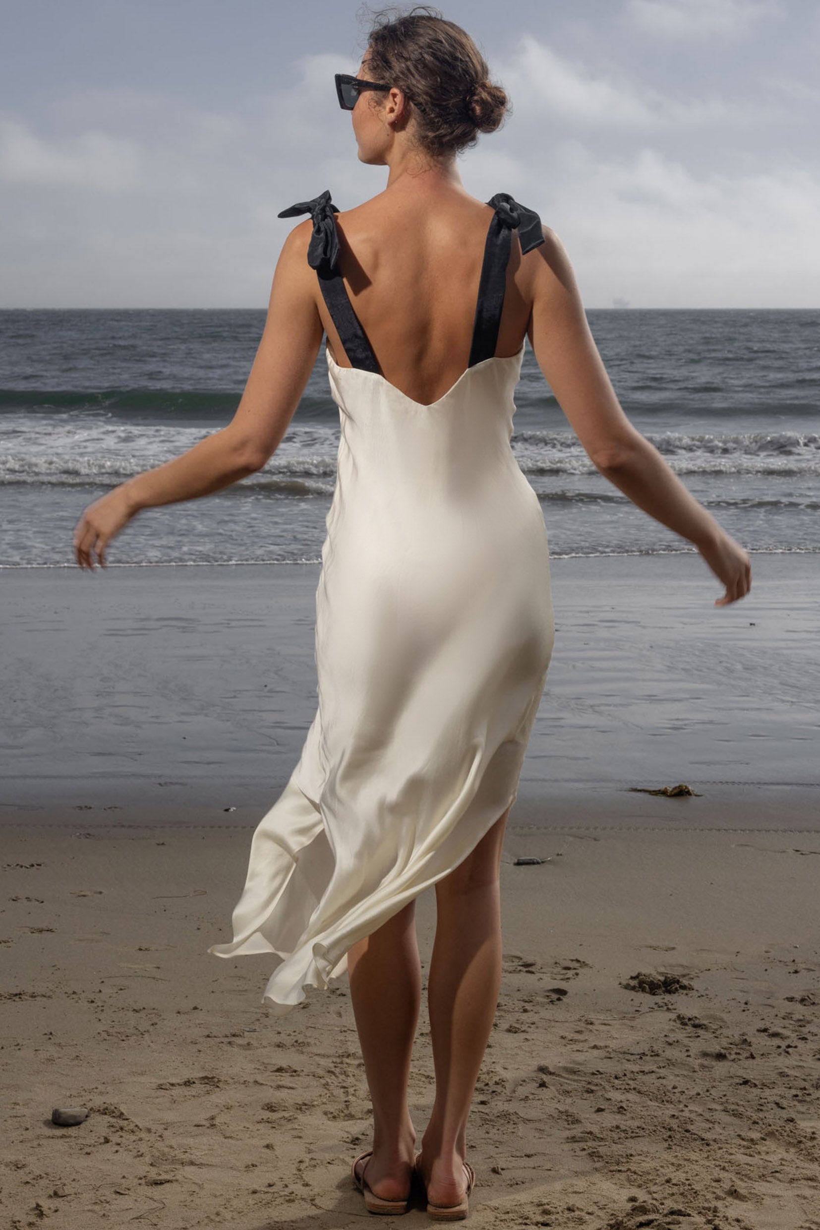 Marion Slip Dress - Ivory - Heidi Merrick