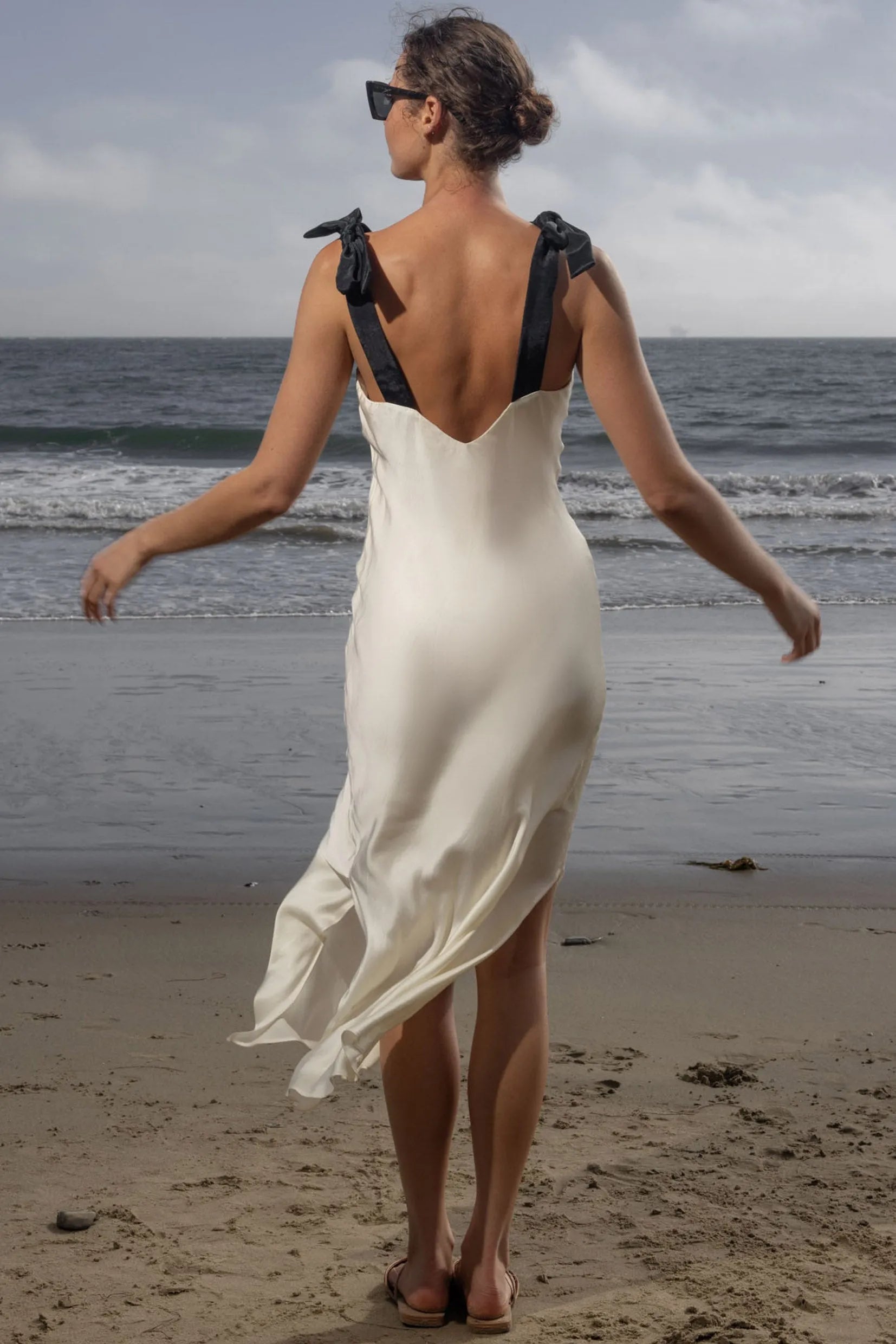 Marion Slip Dress - Ivory - Heidi Merrick