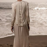 Maeve Skirt - Ivory - Heidi Merrick