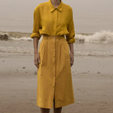 Camille Skirt - Jaune Trench - Heidi Merrick