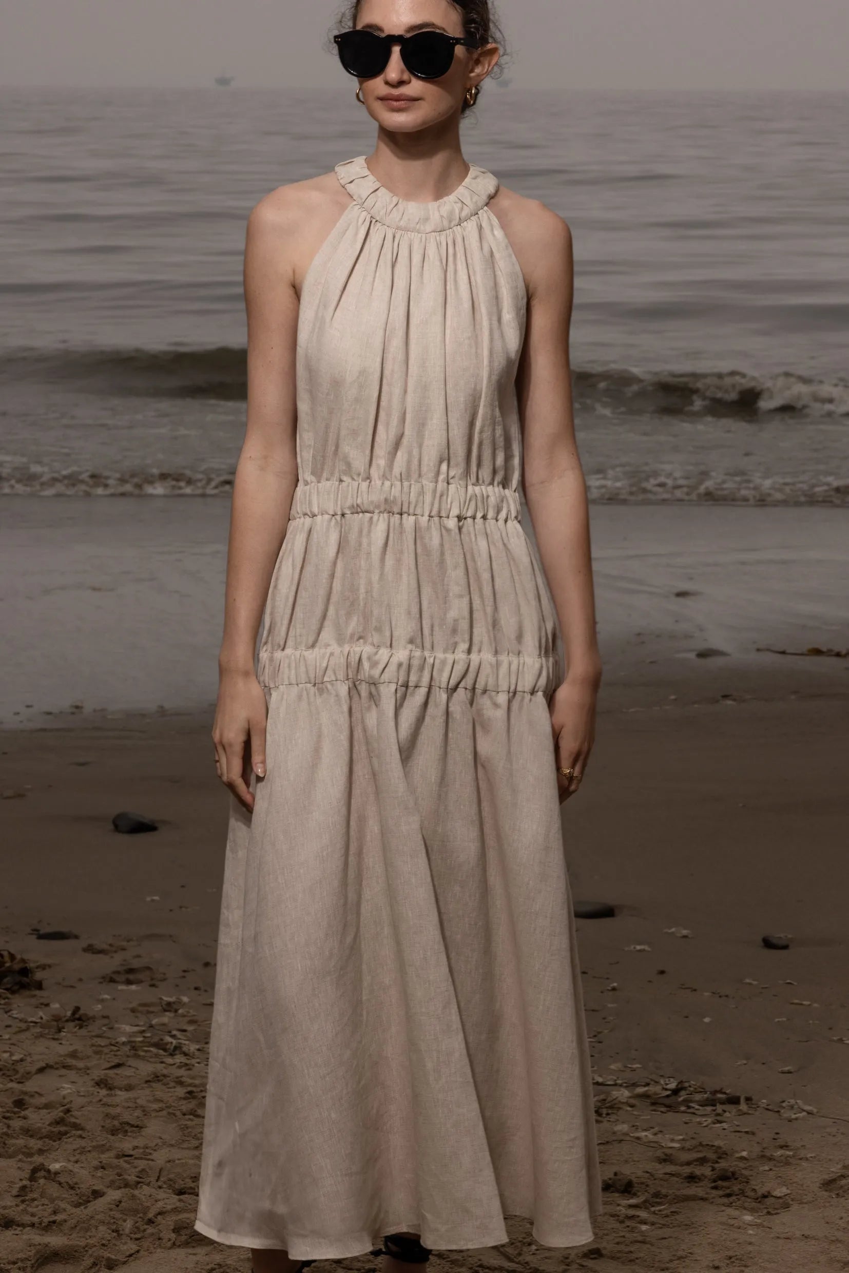 Idyll Dress - Natural Linen - Heidi Merrick