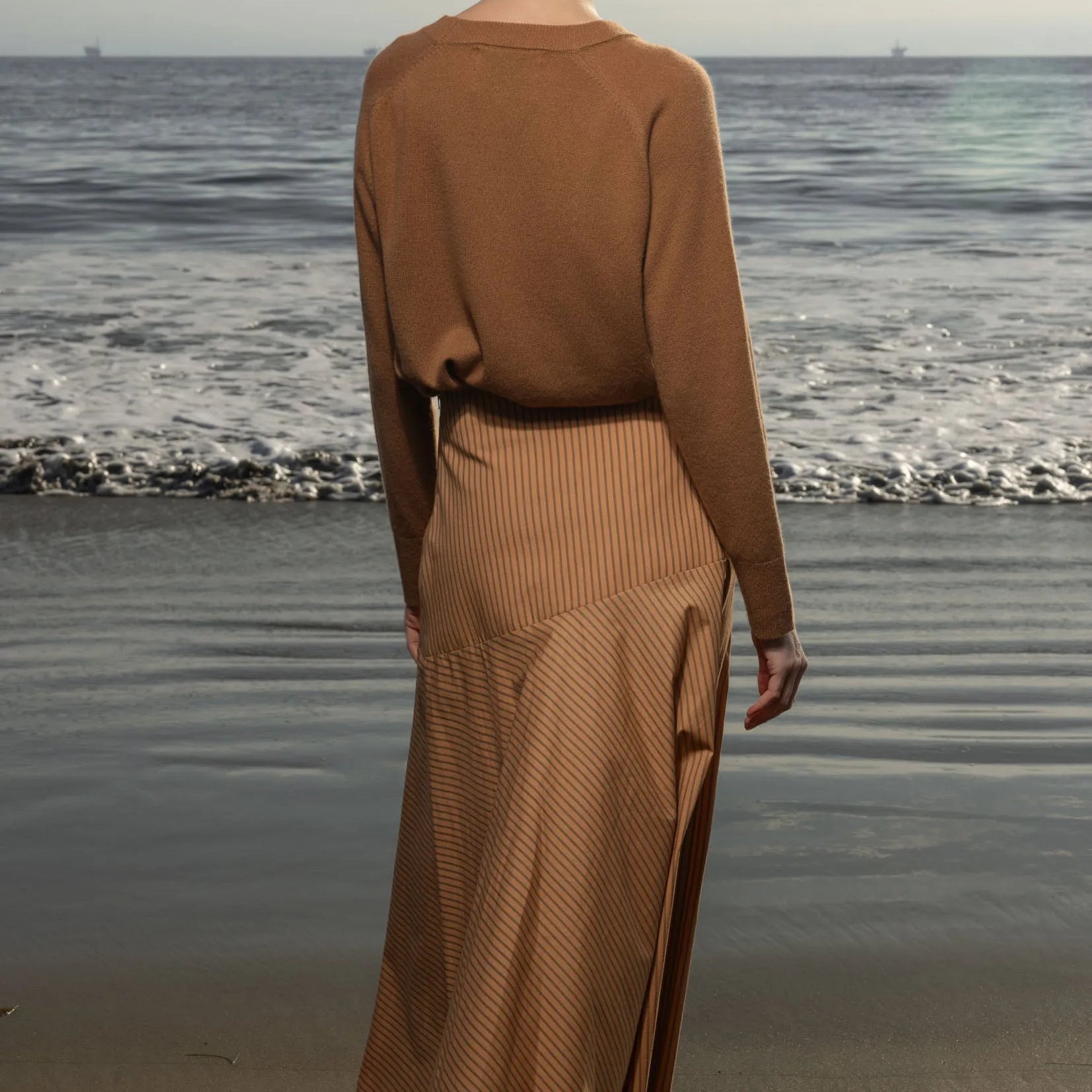 Kite Skirt - Ticking Stripe - Heidi Merrick