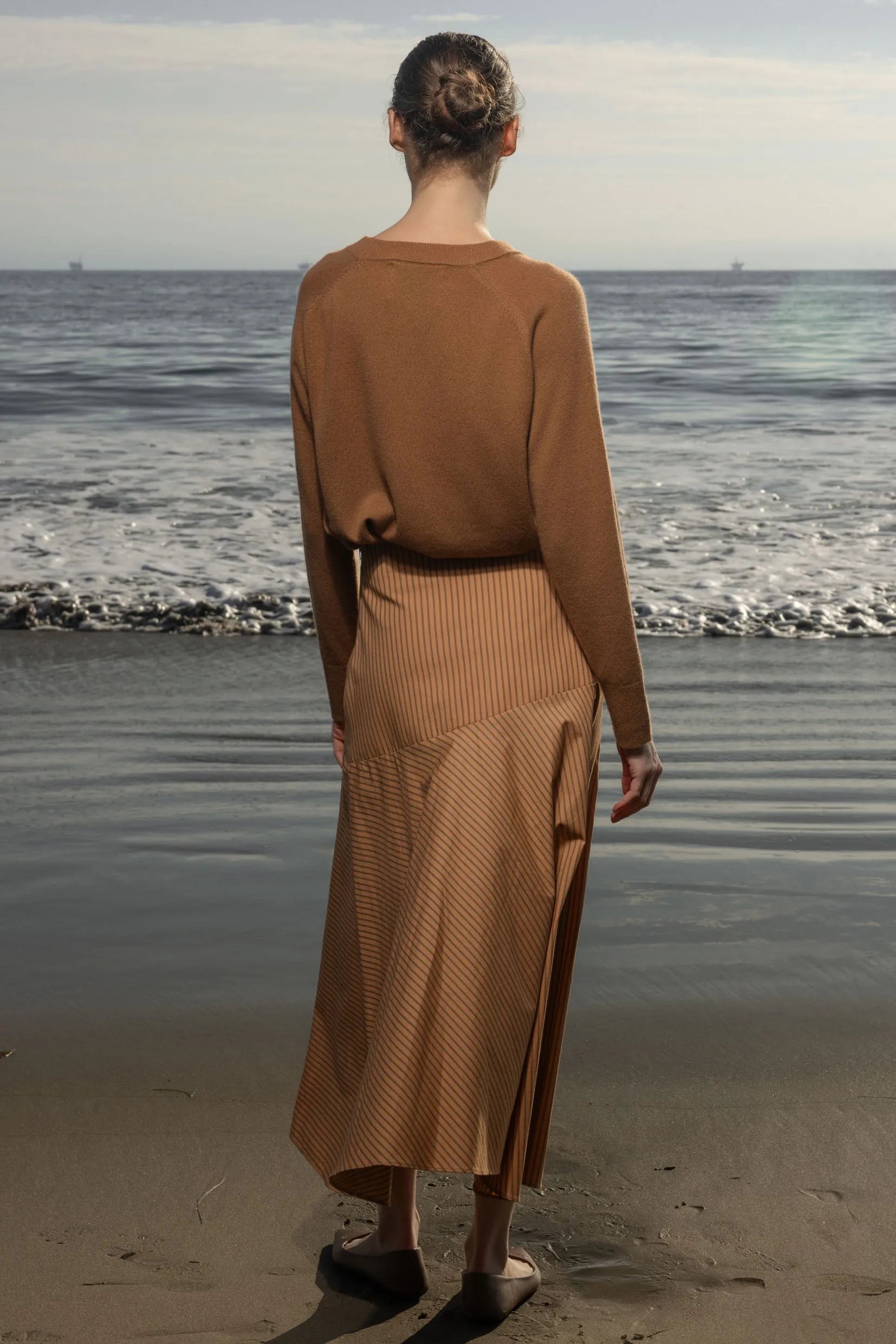 Kite Skirt - Ticking Stripe - Heidi Merrick