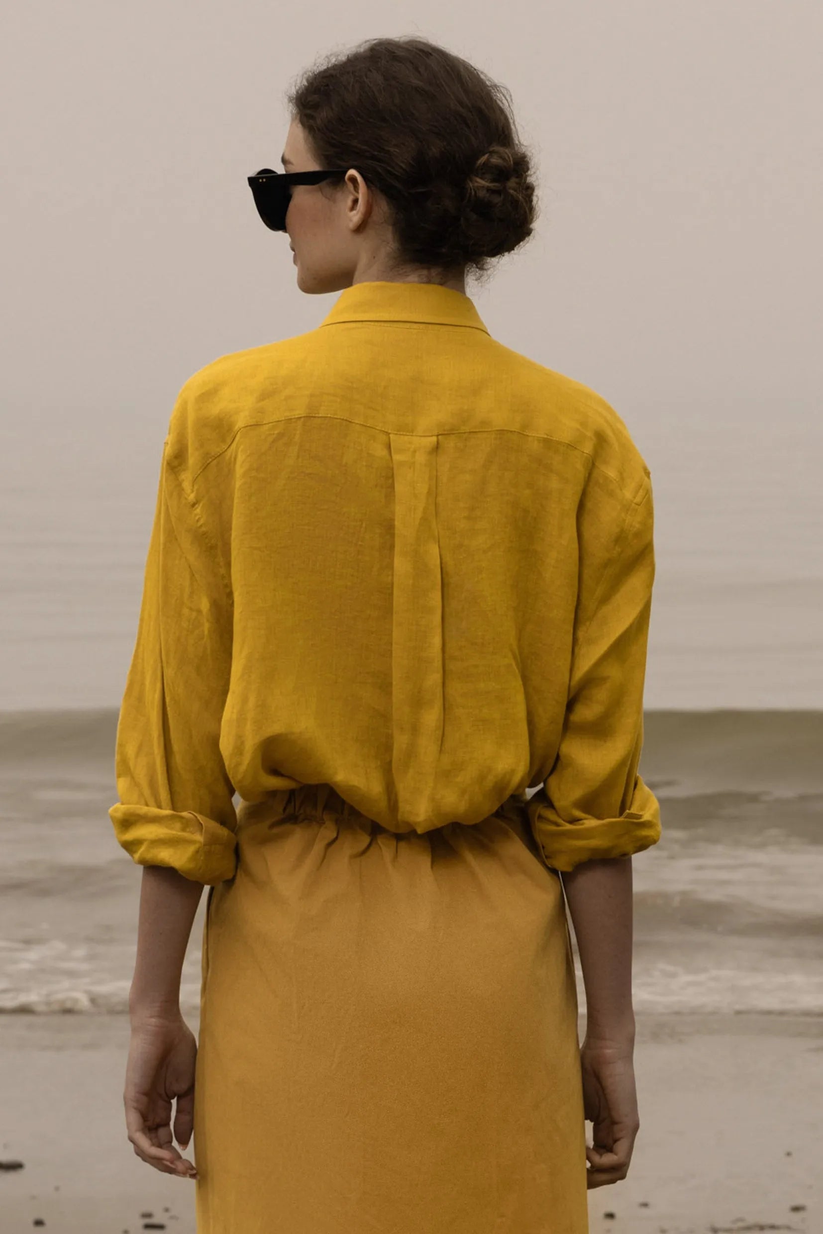 Camille Skirt - Jaune Trench - Heidi Merrick