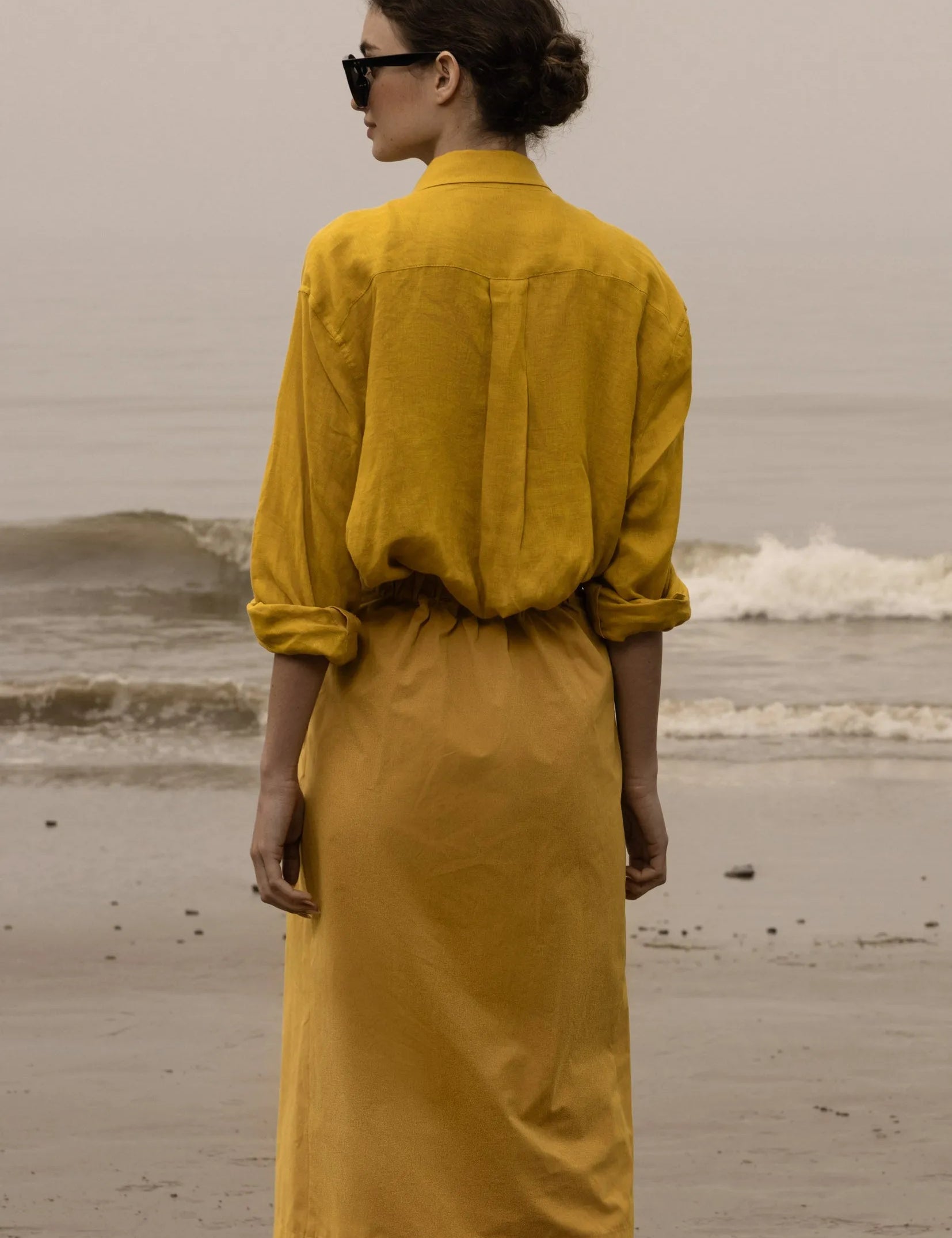 Camille Skirt - Jaune Trench - Heidi Merrick
