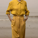 Camille Skirt - Jaune Trench - Heidi Merrick