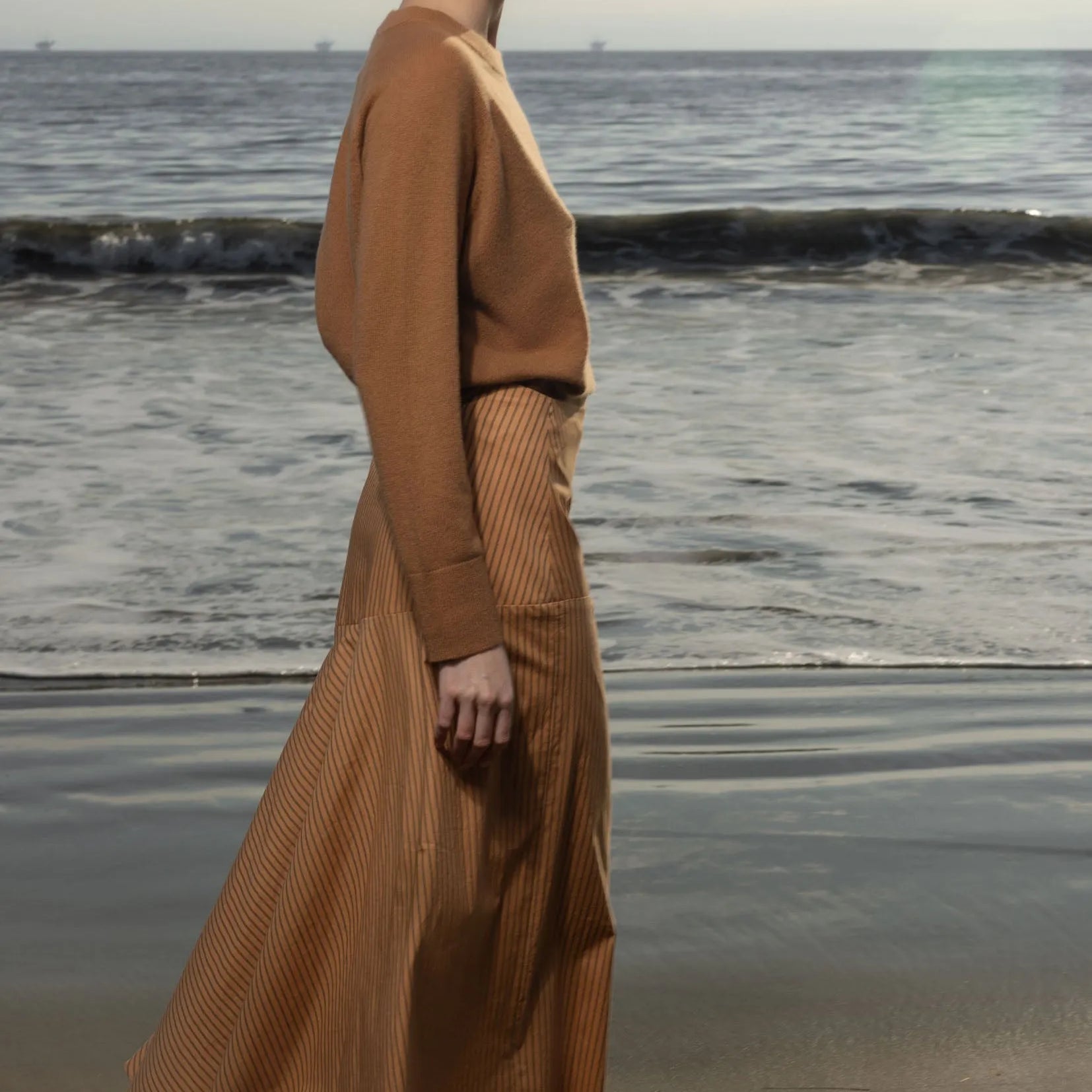 Kite Skirt - Ticking Stripe - Heidi Merrick
