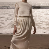 Maeve Skirt - Ivory - Heidi Merrick