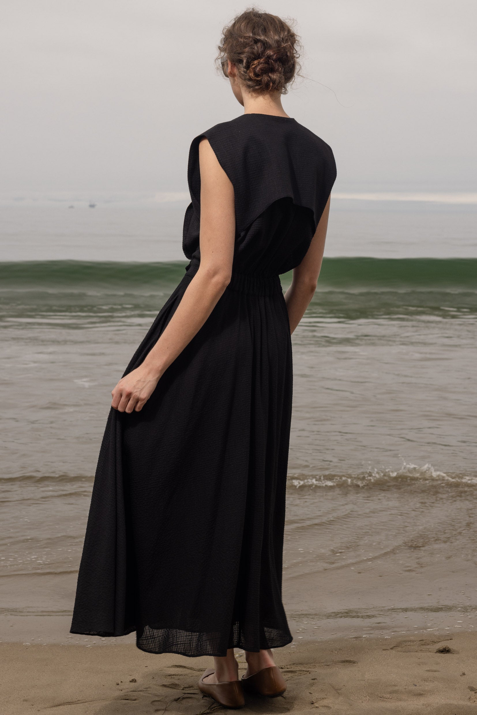 Tasya Dress - Jacquard Gingham - Heidi Merrick