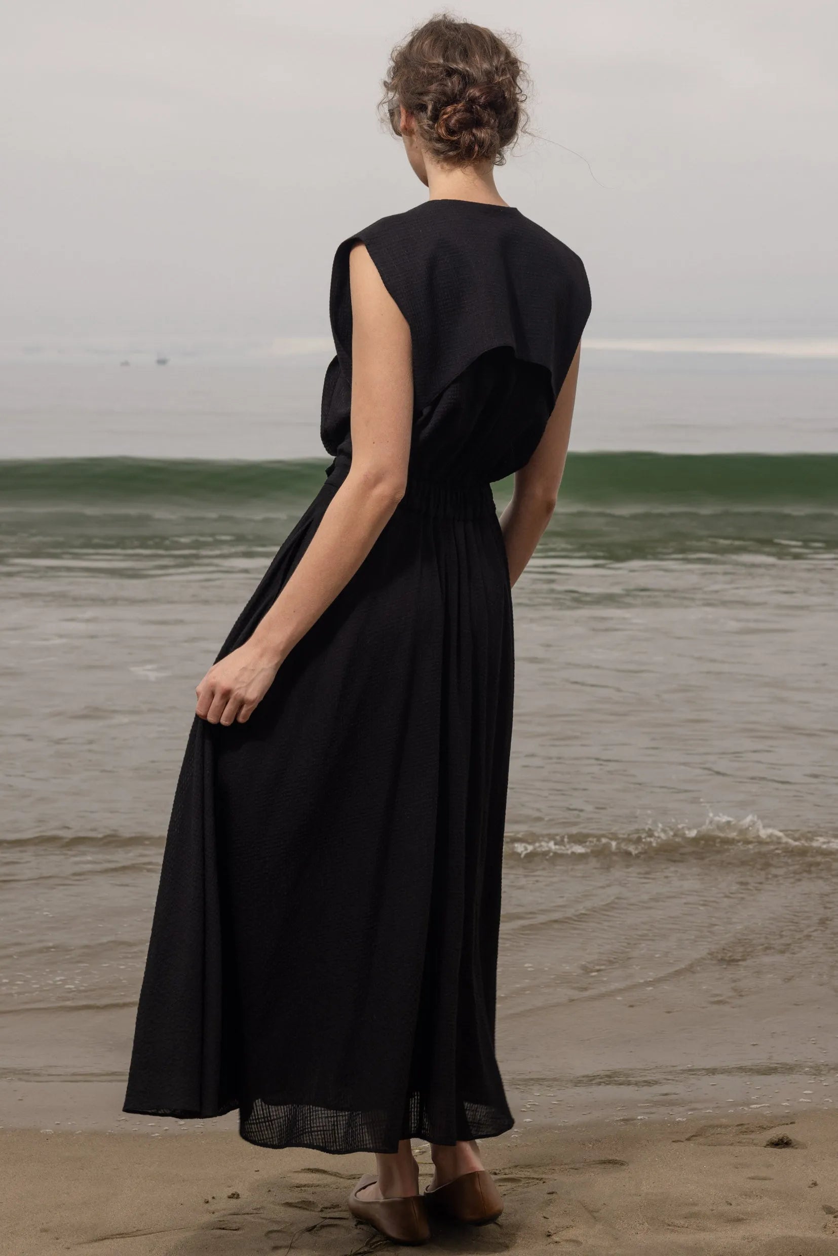 Tasya Dress - Jacquard Gingham - Heidi Merrick