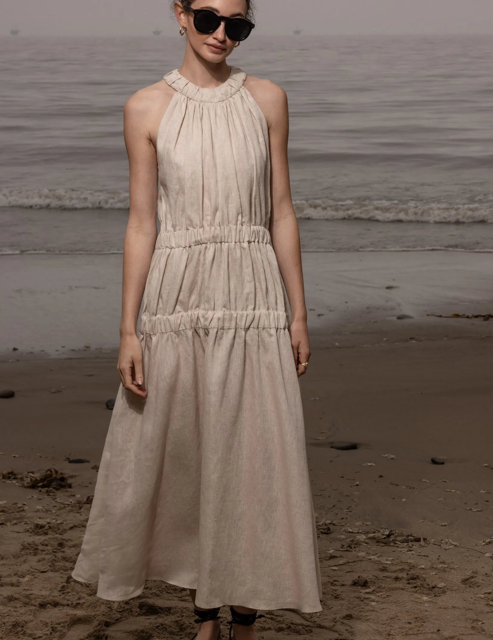 Idyll Dress - Natural Linen - Heidi Merrick