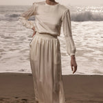 Maeve Skirt - Ivory - Heidi Merrick