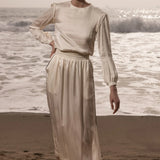 Maeve Skirt - Ivory - Heidi Merrick