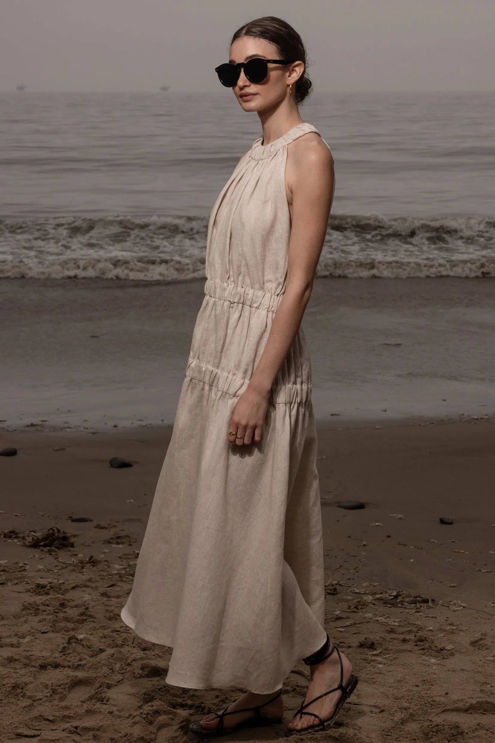 Idyll Dress - Natural Linen - Heidi Merrick