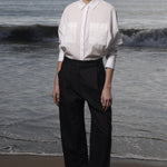 Baptise Pant - Black Linen - Heidi Merrick