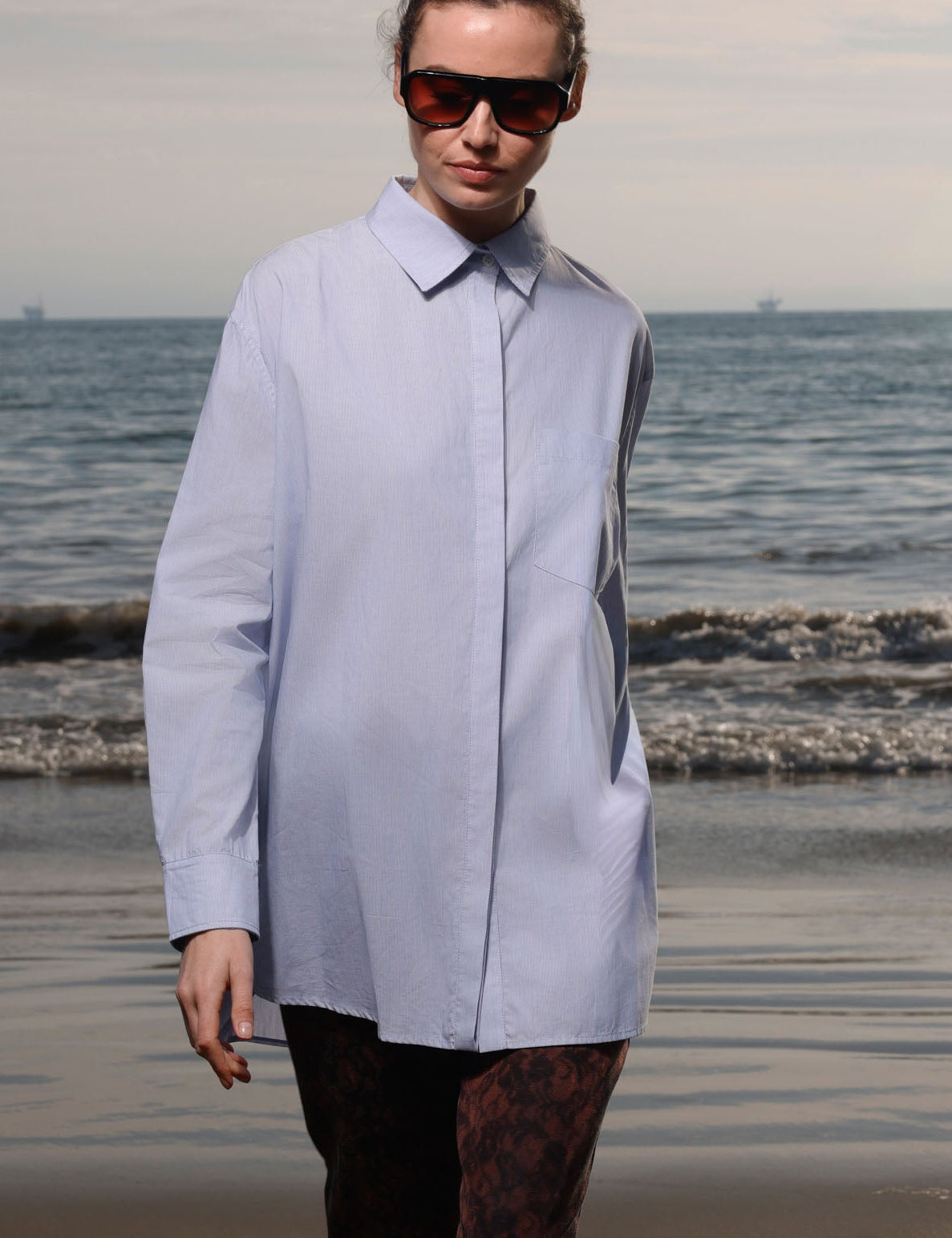 JJ Shirt - Stripe Cotton - Heidi Merrick