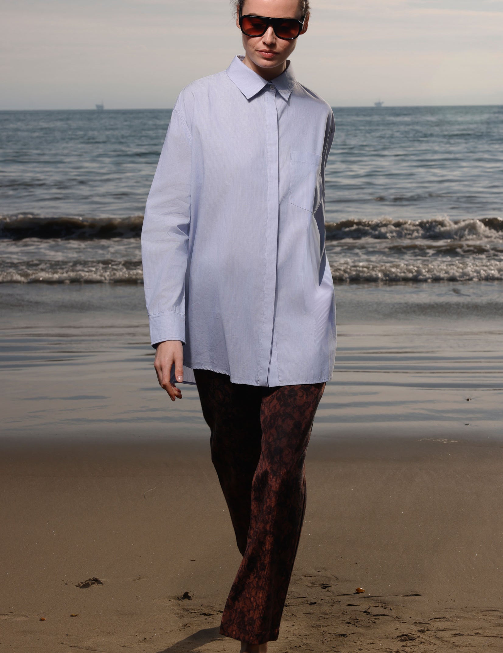 JJ Shirt - Stripe Cotton - Heidi Merrick