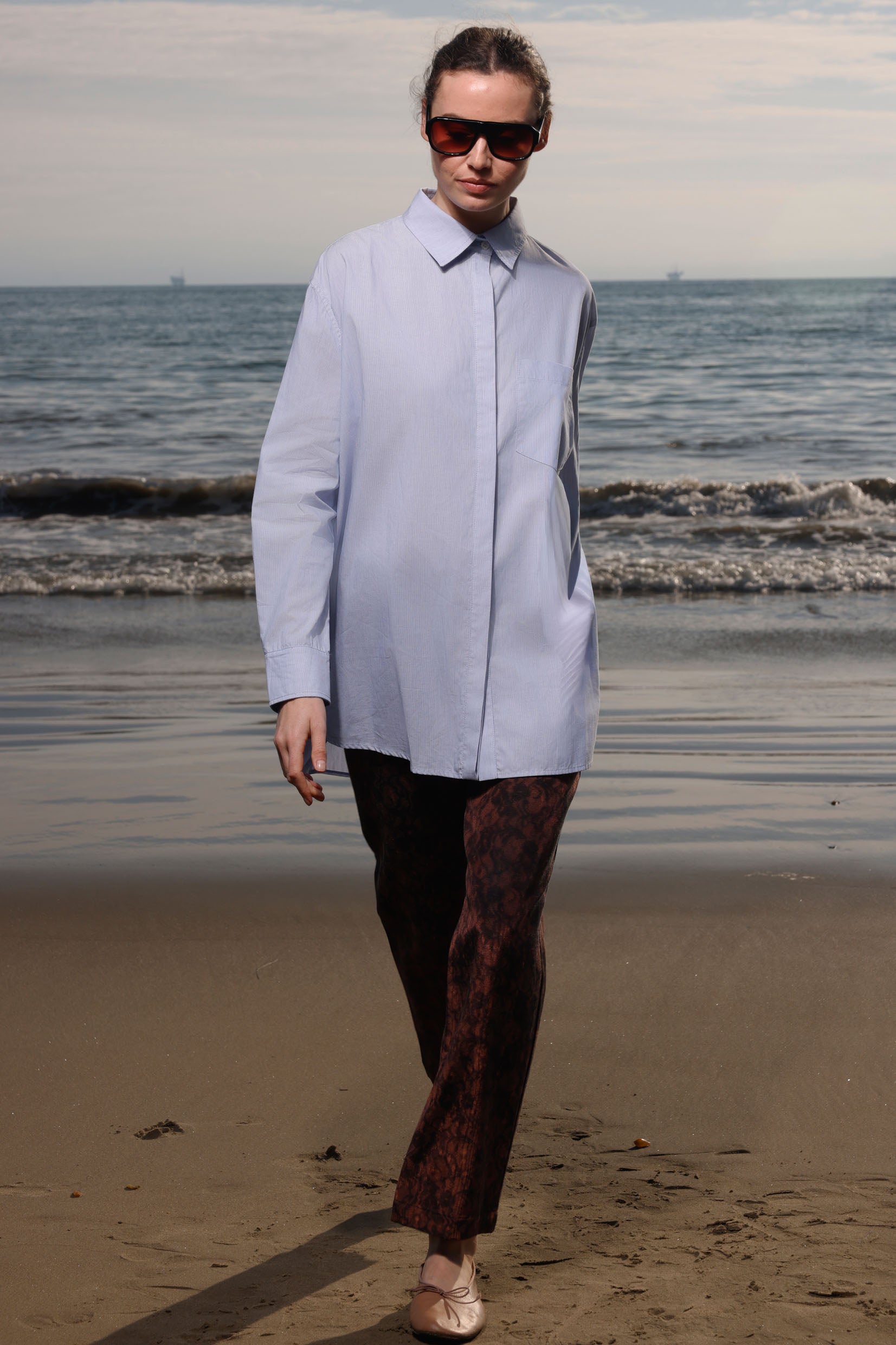 JJ Shirt - Stripe Cotton - Heidi Merrick