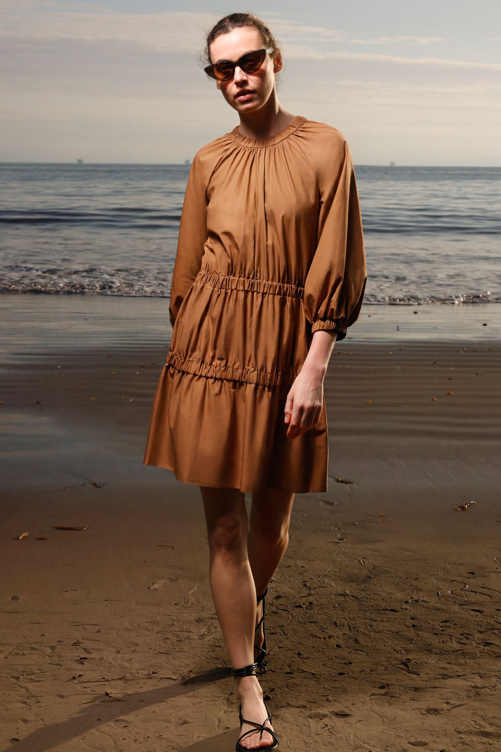 Brooke Dress - Safari - Heidi Merrick