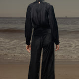 Alix Pant - Noir Velvet - Heidi Merrick