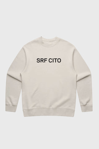 SRF CITO Unisex Crewneck - Black on Cream