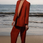 Zelda Blazer - Sienna Silk & Hemp - Heidi Merrick