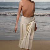 Contessa Skirt - Glass Green Linen