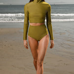 Aegean Rashguard - Frog - Heidi Merrick